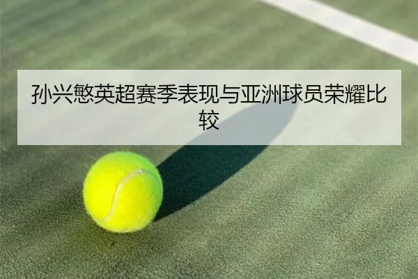 孙兴慜英超赛季表现与亚洲球员荣耀比较